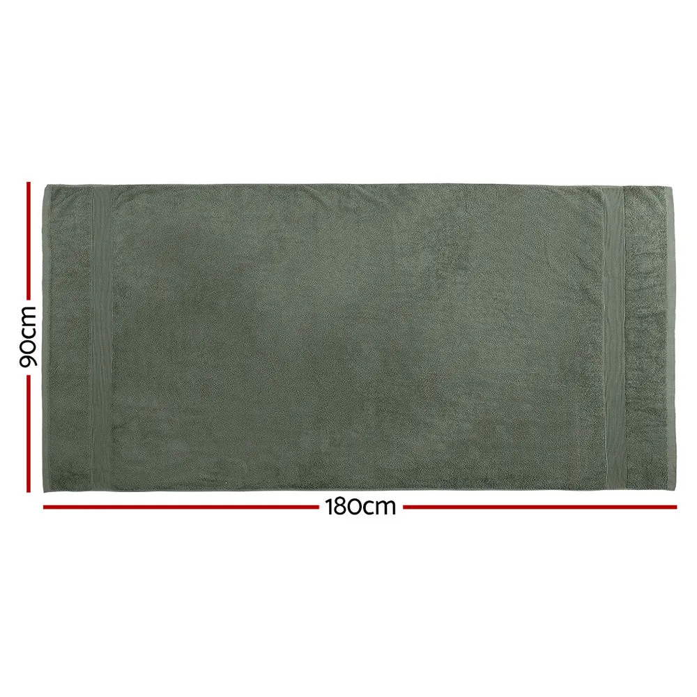 2-Pack Extra Large Cotton Bath Sheets Set Quick Dry