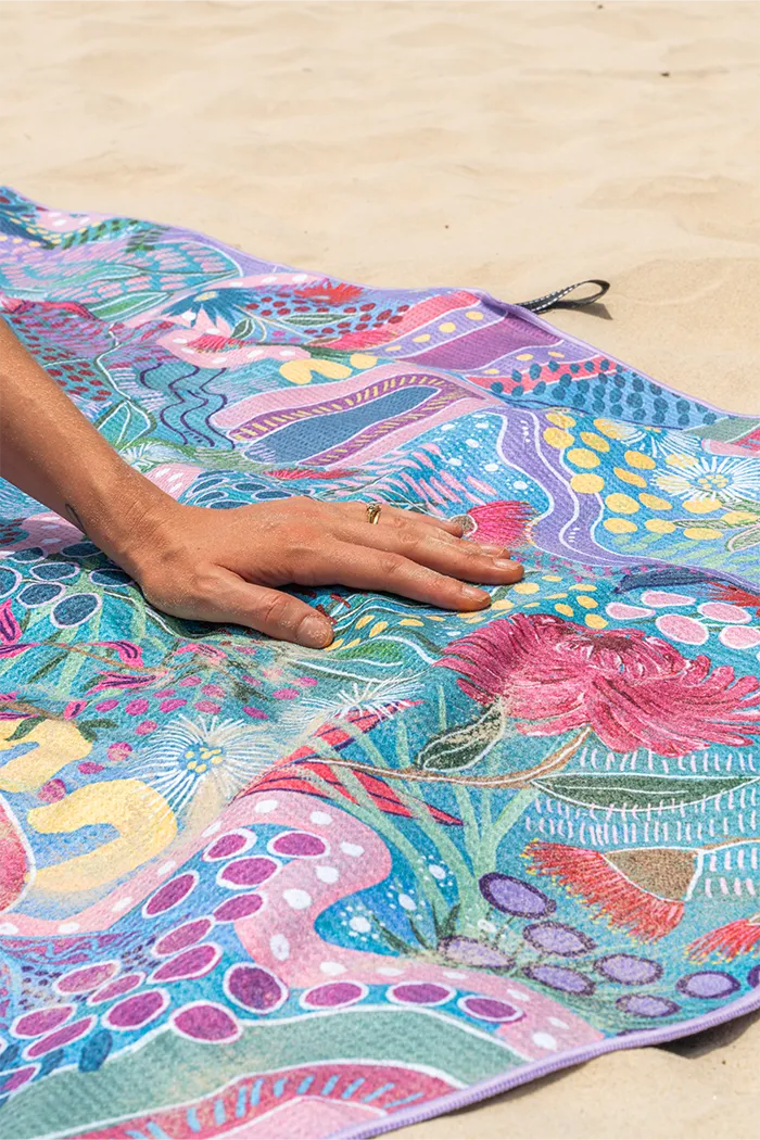 A Chapter Closing Sand Free rPET Beach Towel (160x160cm)