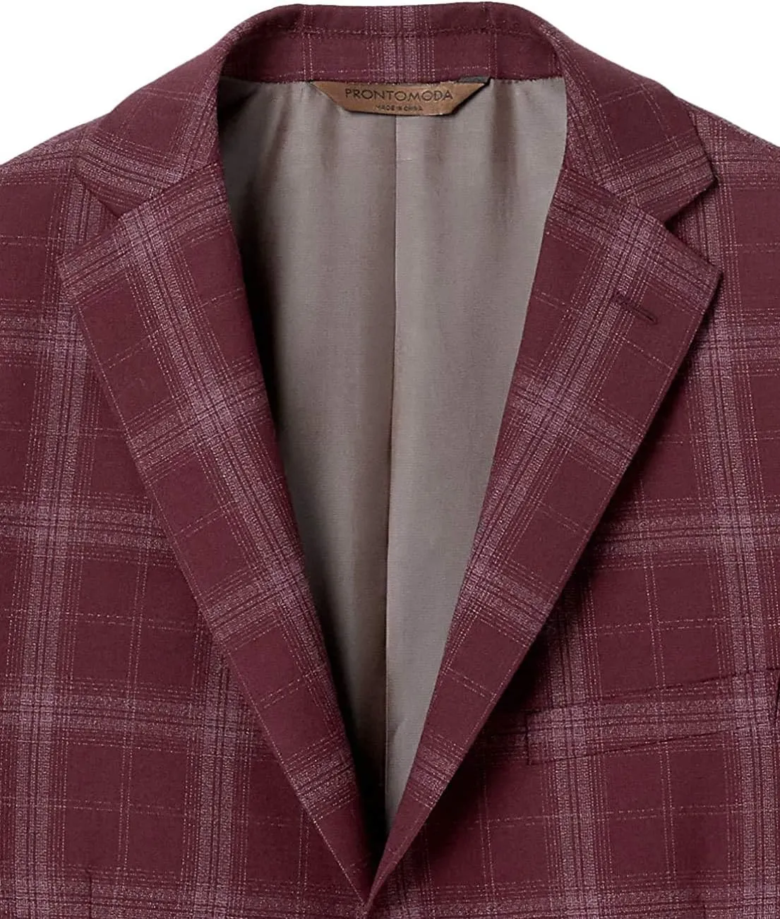 Adam Baker Men's Single Breasted Classic Fit 100% Luxury Lamb's Wool Blazer/Sport Coat