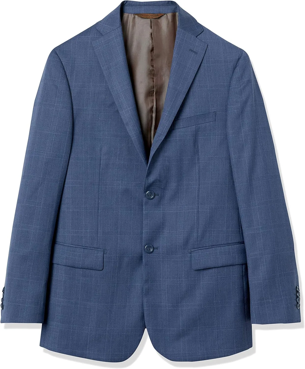 Adam Baker Men's Single Breasted Classic Fit 100% Luxury Lamb's Wool Blazer/Sport Coat
