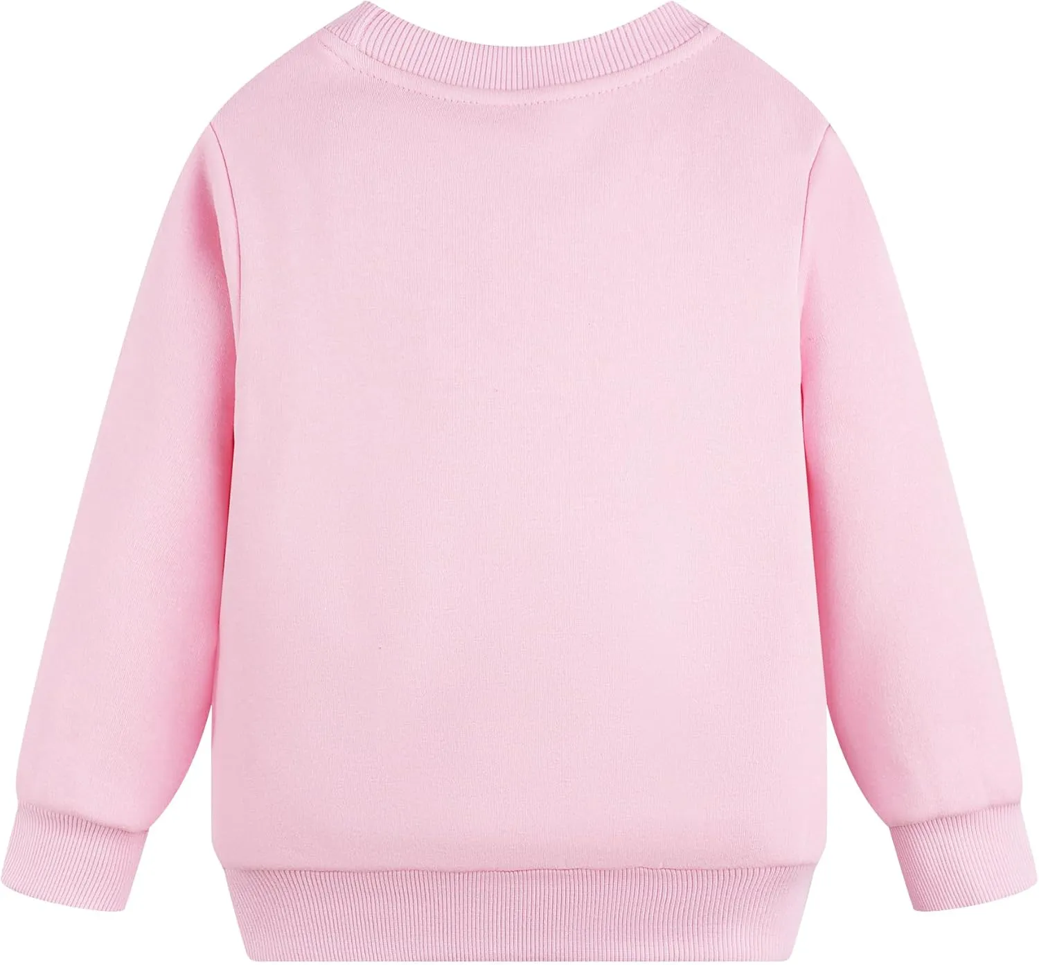 Akyzic Little Girls Sweatshirts Cotton Long Sleeve Crewneck Pullover Toddler Kids Winter Warm Shirt Sweater Tops 2t-8t