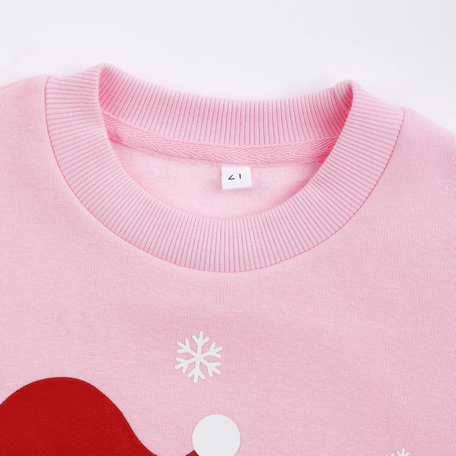 Akyzic Little Girls Sweatshirts Cotton Long Sleeve Crewneck Pullover Toddler Kids Winter Warm Shirt Sweater Tops 2t-8t