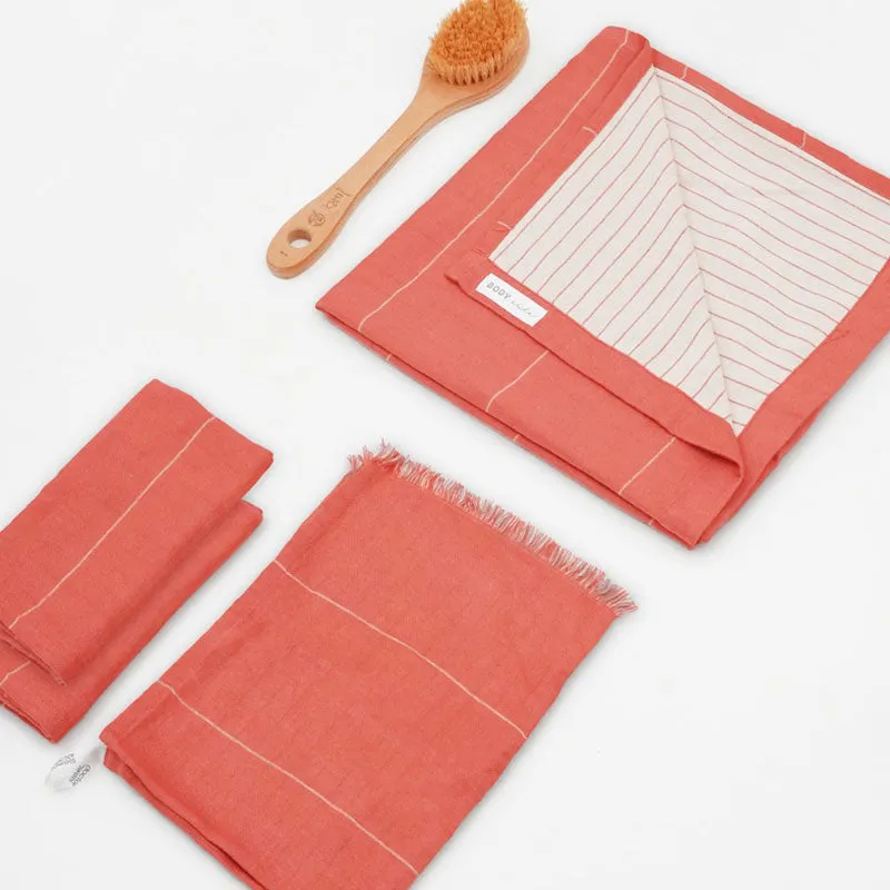 Aloevera Double Cloth Assorted Towels | Set of 4