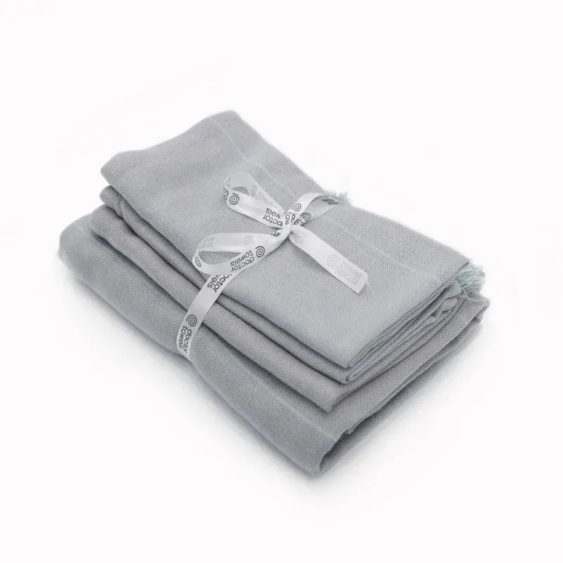 Aloevera Double Cloth Assorted Towels | Set of 4