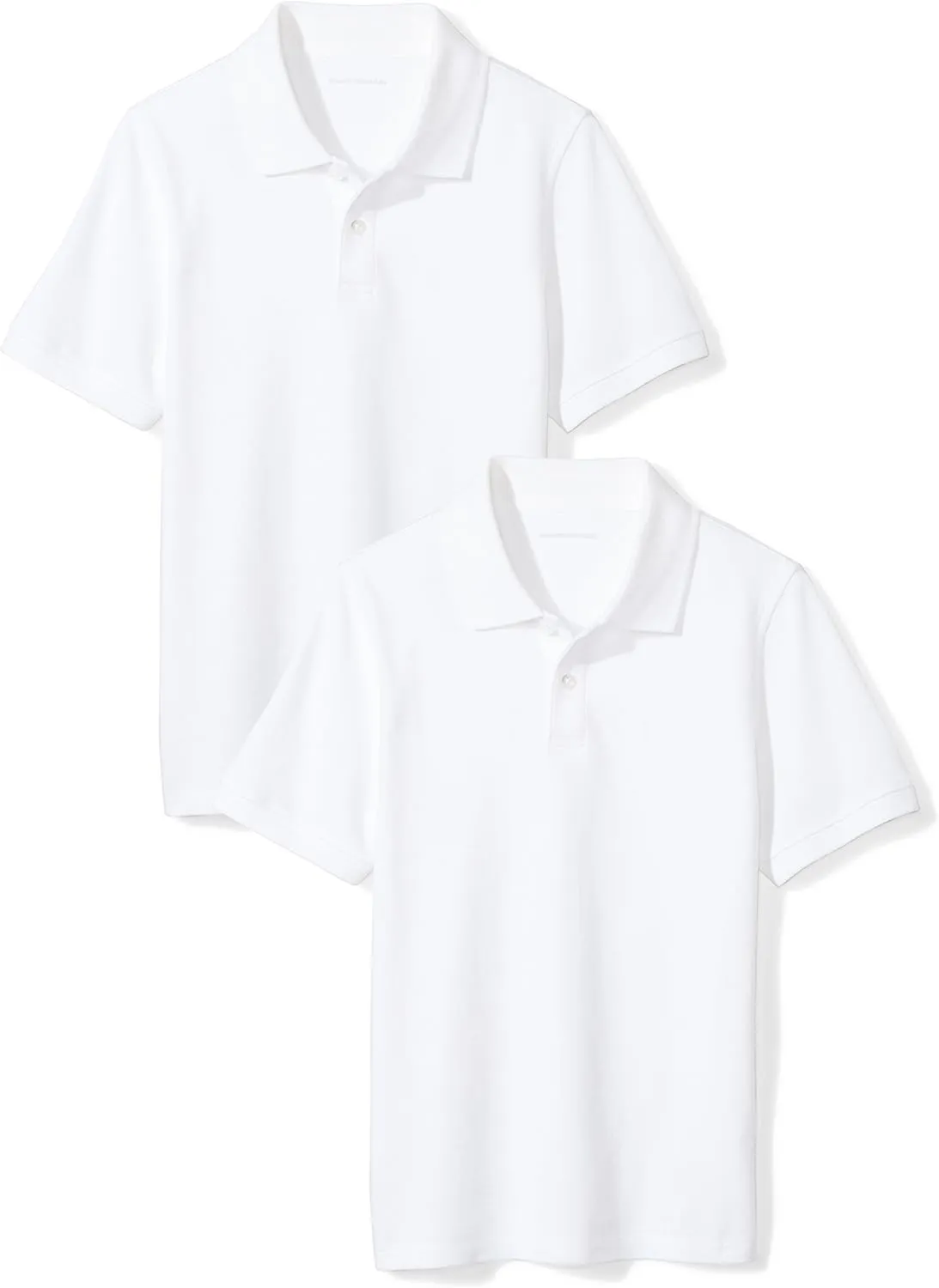 Amazon Essentials Boys and Toddlers' Short-Sleeve Pique Polo Shirts, Multipacks