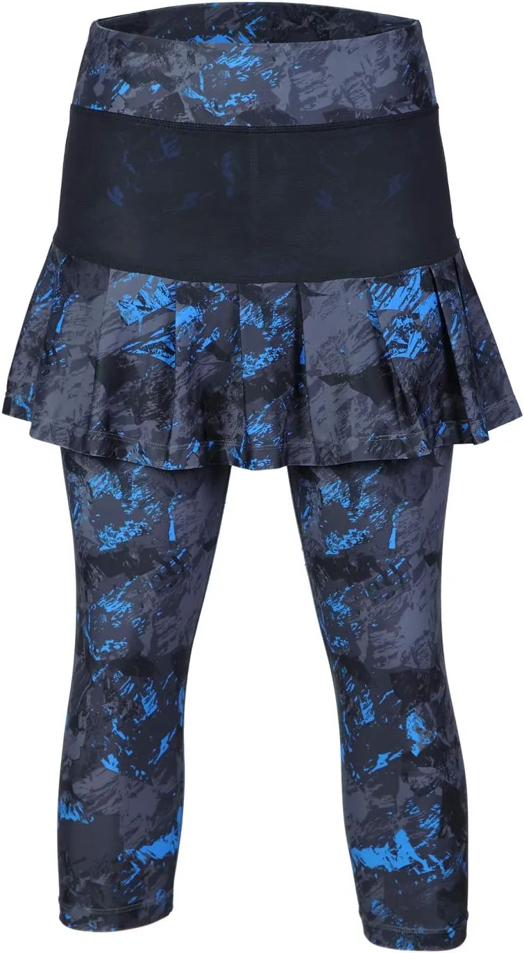 ANIVIVO Skirted Legging for Women, Yoga Legging with Skirts &Women Tennis Leggings Clothes Pockets