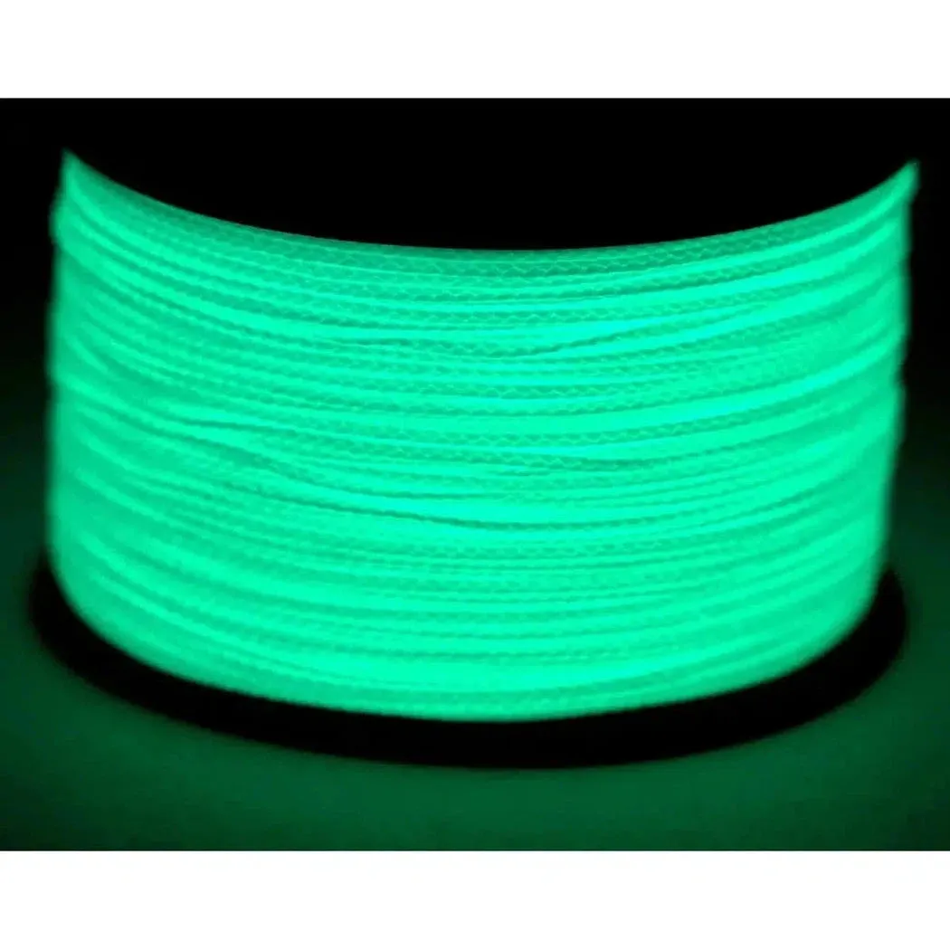 Atwood Rope Glow in the Dark- 10 LB Nano Cord  - 0.75MM X 300 FT Spool