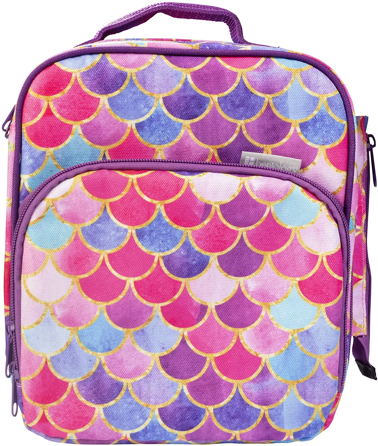 Bentology Lunch Box Set for Kids - Girls Insulated Lunchbox Tote, Water Bottle, and Ice Pack - 3 Pieces - Kitty
