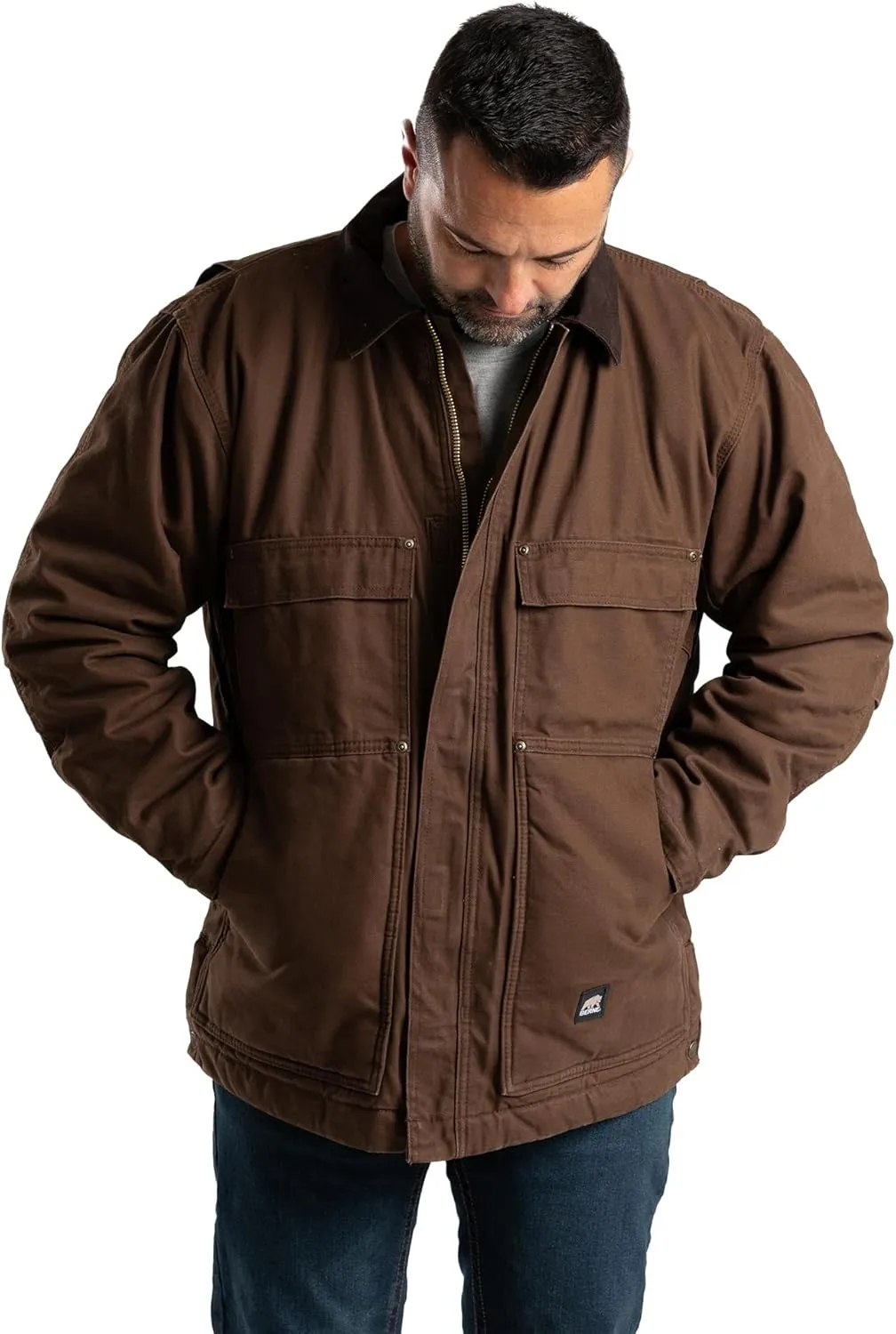 Berne Men's Heartland Washed Chore Coat