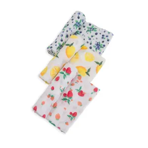 Berry Lemonade - Cotton Muslin Swaddle 3 Pack