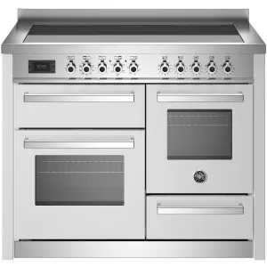 Bertazzoni Professional 110cm Induction Top Triple-Oven Electric Range Cooker - Bianco | PRO115I3EBIT