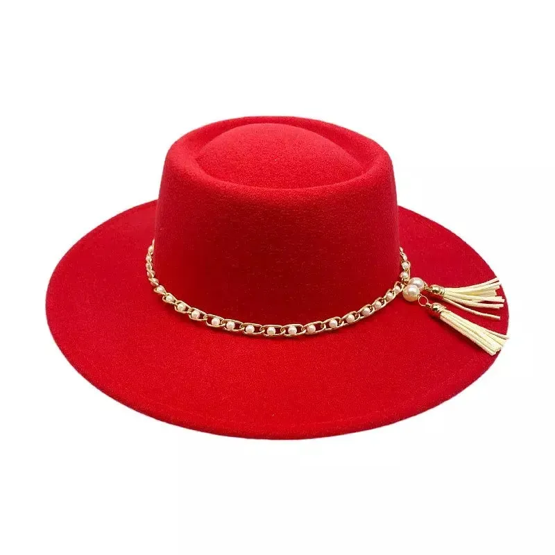 Besanzon Wide Brimmed Porkpie Hat