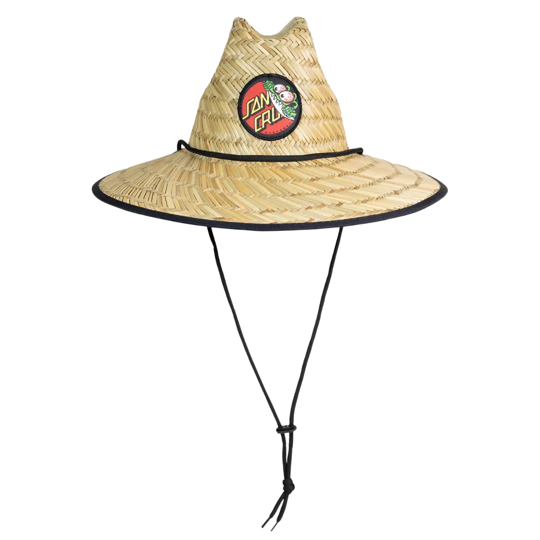 Beware Dot Straw Hat