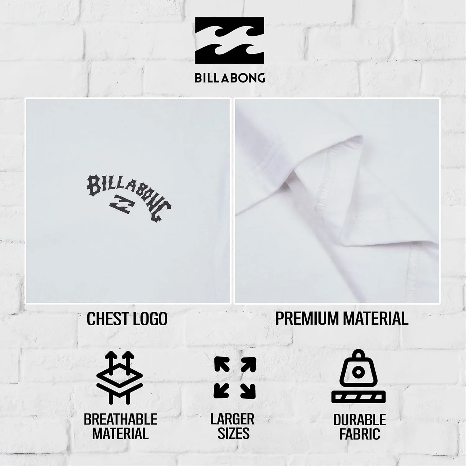 Billabong Big and Tall Tank Tops for Men - Cotton Mens Sleeveless Muscle T Shirt