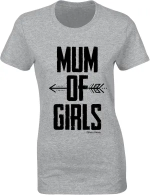 buzz shirts Mum of Girls - Womens Organic Cotton T-Shirt