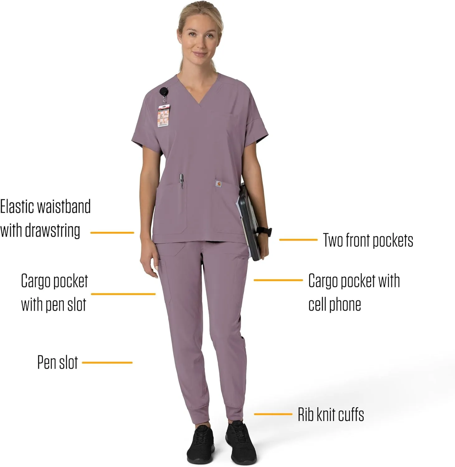 Carhartt Women's Cargo Jogger Scrub Pant