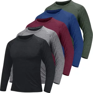 CE' CERDR Long Sleeve Shirts for Men - Quick Dry Moisture Wicking Sun Protection for Fishing Workout Casual