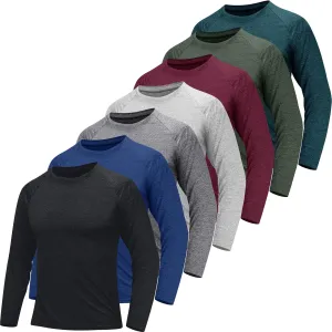 CE' CERDR Long Sleeve Shirts for Men - Quick Dry Moisture Wicking Sun Protection for Fishing Workout Casual
