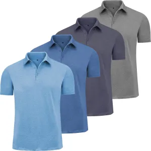 CE' CERDR Men's Golf Polo Shirts Short Sleeve Quick-Dry Moisture Wicking Athletic Performence Casual Golf T-Shirt