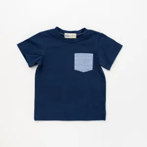 Classic Pocket Tee, Azure Marine