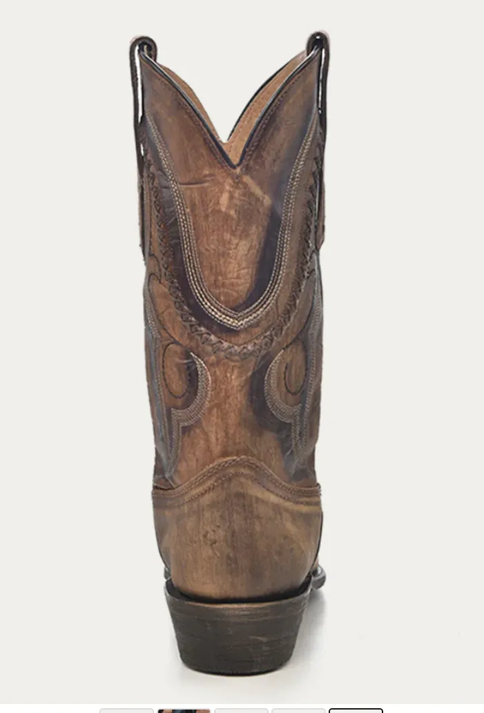CORRAL MENS BROWN GOLD COWBOY BOOTS STYLE A3479