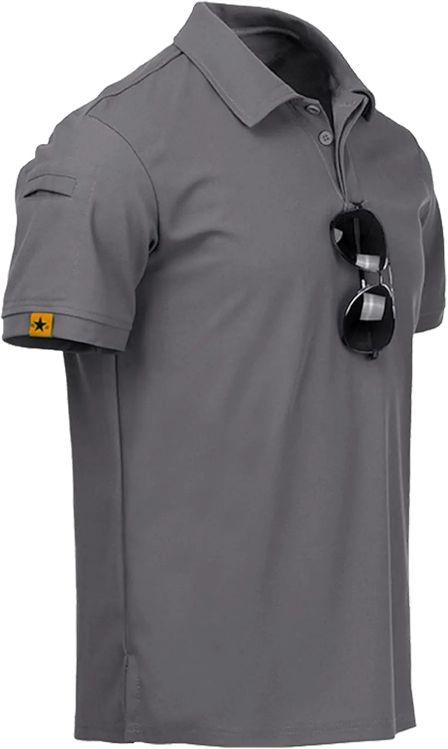 disi Mens Polo Shirts Quick-Dry Cool Short Sleeve Sports Casual Tennis Golf Shirt for Men