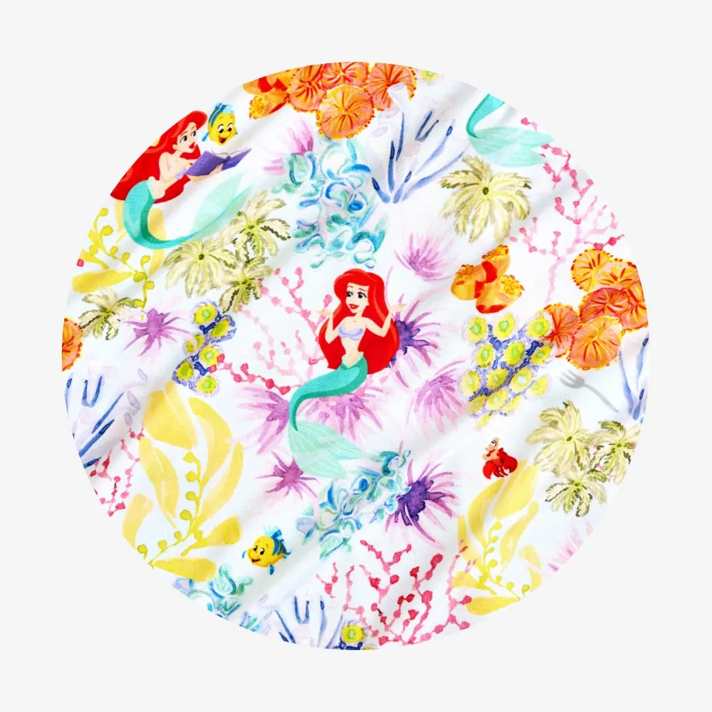 Disney Princess Ariel & Ariel's Castle Ruffled Luxette Patoo Blanket