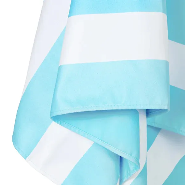 Dock & Bay Dock & Bay Quick Dry Towel - Cabana - Tulum Light Blue – 63" x 35"