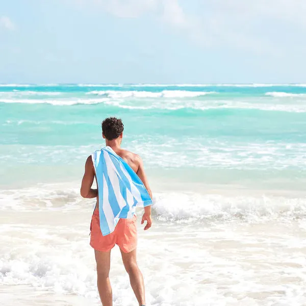 Dock & Bay Dock & Bay Quick Dry Towel - Cabana - Tulum Light Blue – 63" x 35"