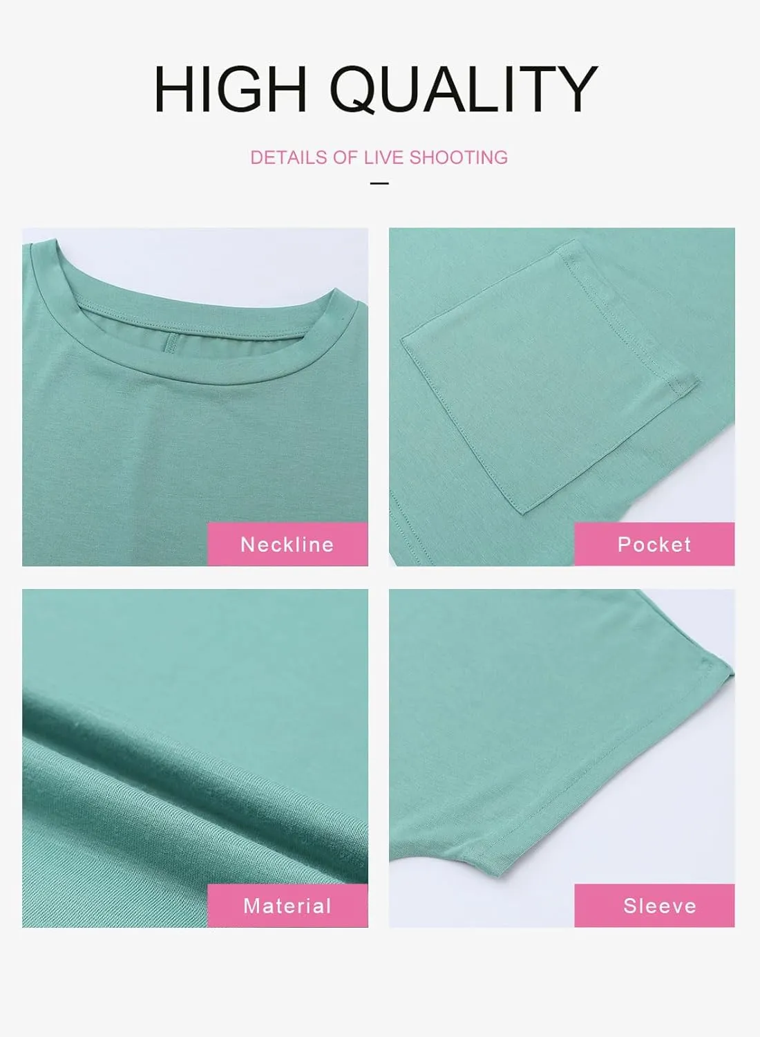 Dokotoo Womens Summer 2025 Casual Short Sleeve Shirts Loose Fit Oversized Tshirts Tunic Tops with Pockets