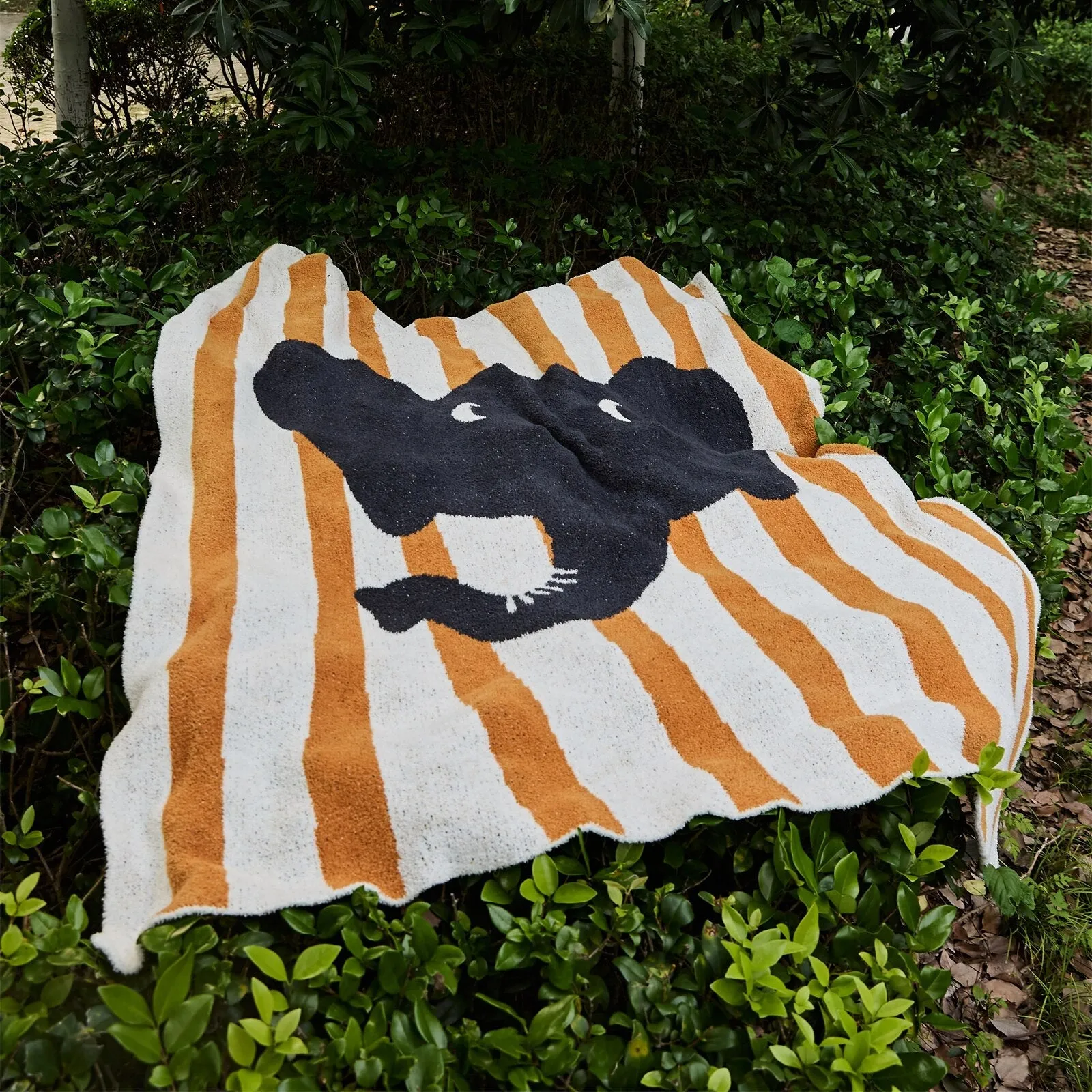 Elephant Striped Summer Blanket for Children
