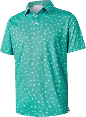 ELETOP Mens Golf Polo Shirts Moisture Wicking Quick Dry Short Sleeve Polo Casual Fashion Golf Shirt for Men