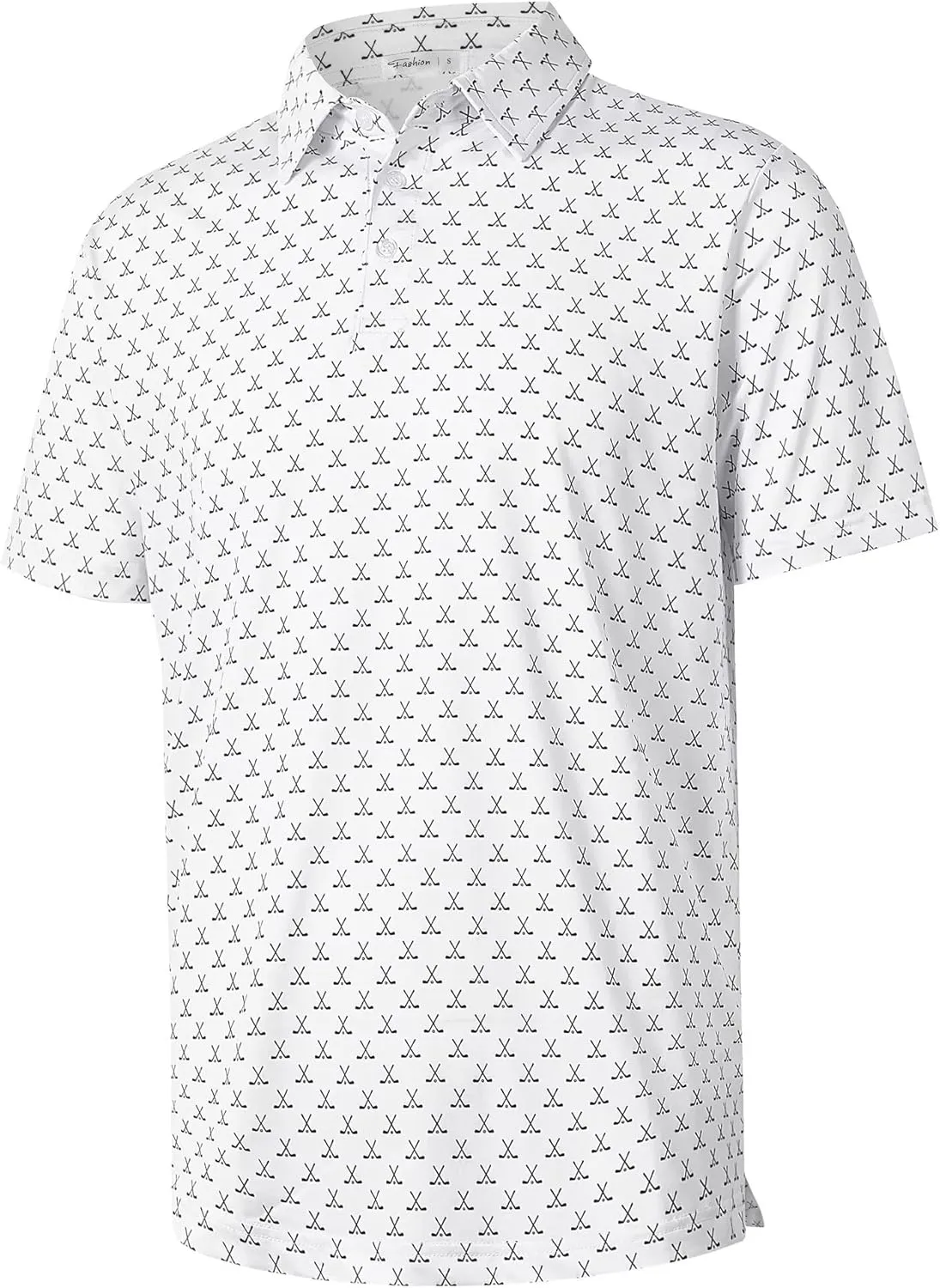 ELETOP Mens Golf Polo Shirts Moisture Wicking Quick Dry Short Sleeve Polo Casual Fashion Golf Shirt for Men