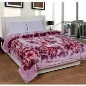 ELSTONE HOME with Device Luxurious Blanket Double Bed for Heavy Winter, Mink Blanket (Multicolor-17, 220 X 240 Cm) Lightweight Pack of 1