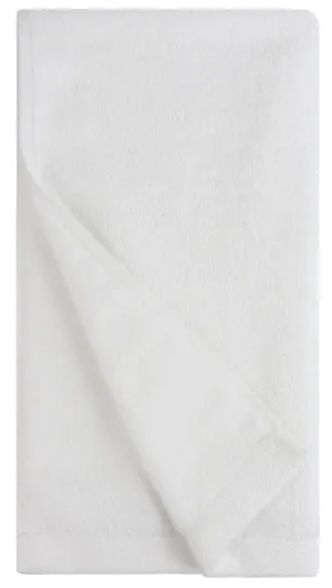 Flat Loop Hand Towels - 4 Pack, Porcelain (White)
