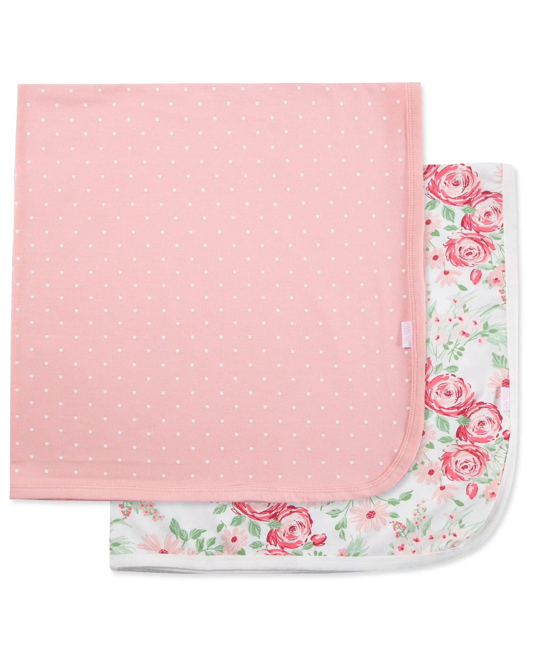 Floral Bamboo Receiving Blankets (2-Pack)