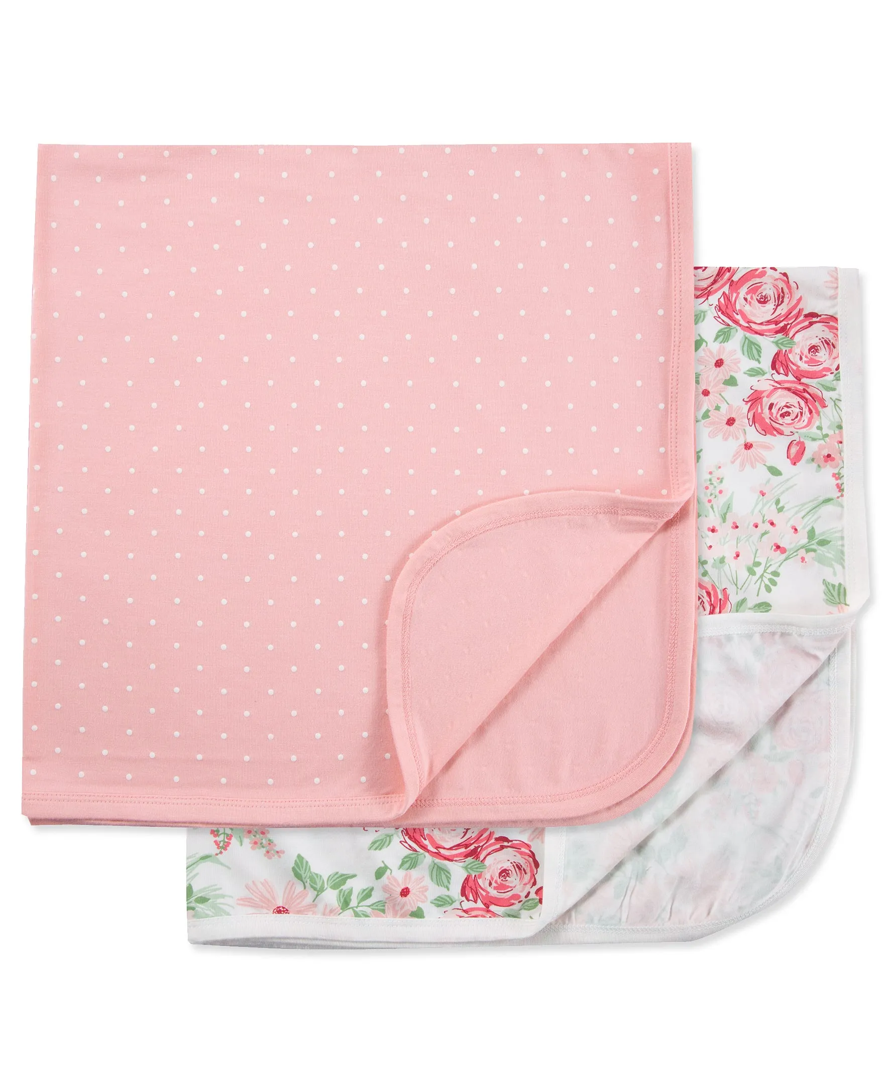 Floral Bamboo Receiving Blankets (2-Pack)