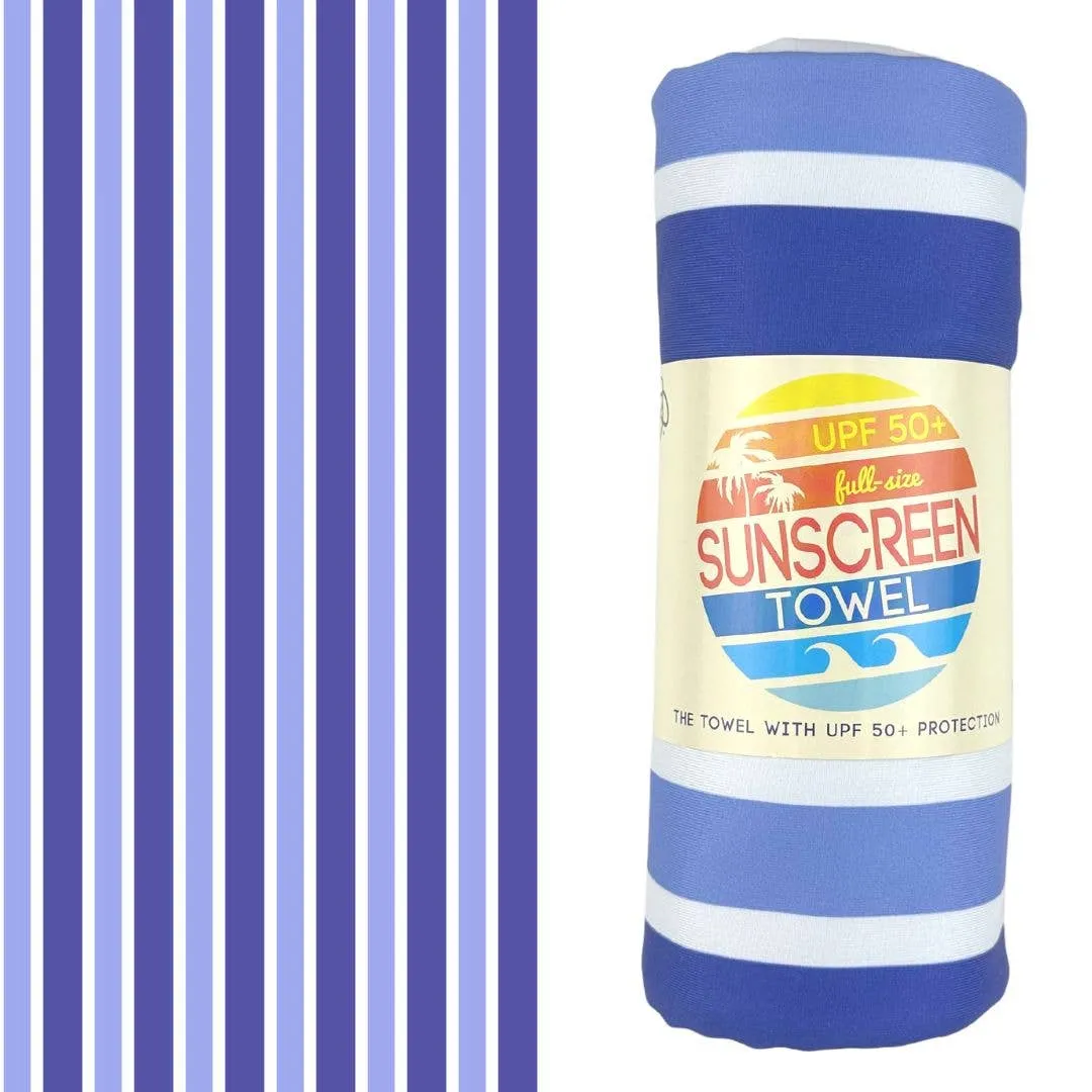 Full Size UPF 50  Sunscreen Towel (Very Peri)