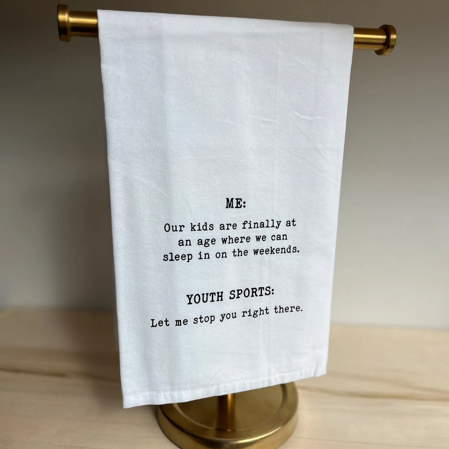 Funny Kids Sports Tea Towel