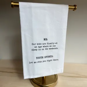 Funny Kids Sports Tea Towel