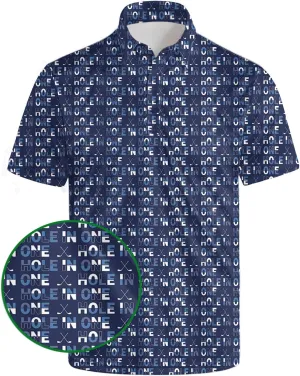 Funny Mens Golf Shirt Moisture Wicking Quick Dry Print Performance Short Sleeve Collared Polo Shirts for Men