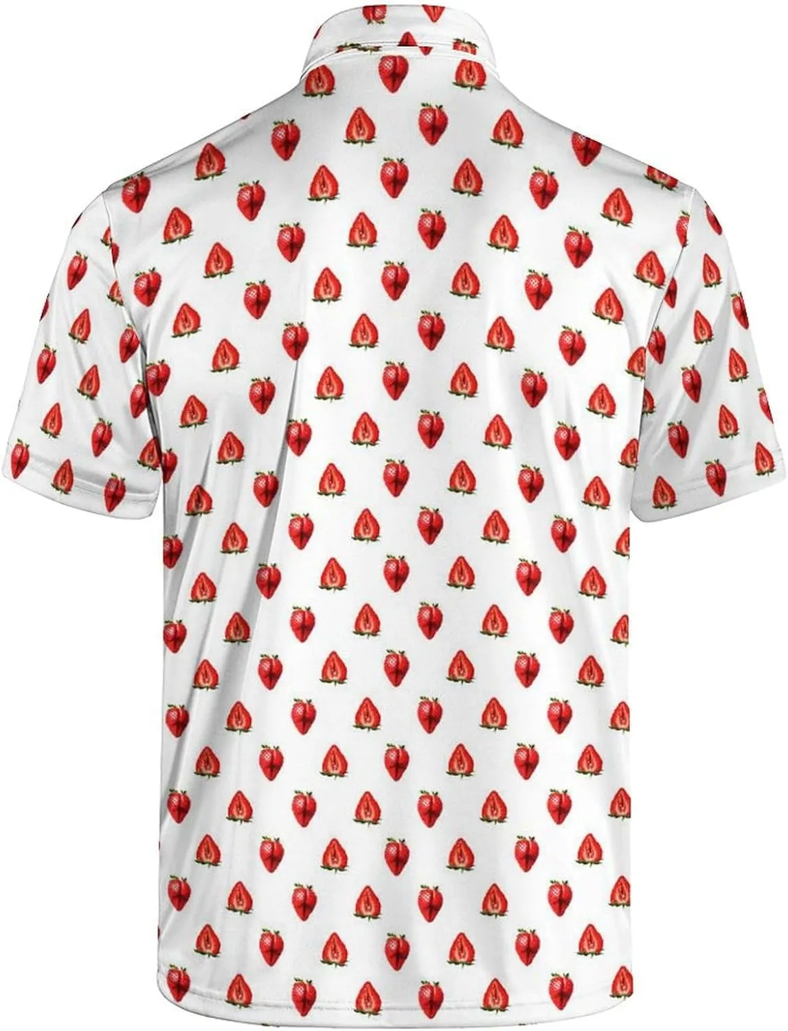 Funny Mens Golf Shirt Moisture Wicking Quick Dry Print Performance Short Sleeve Collared Polo Shirts for Men