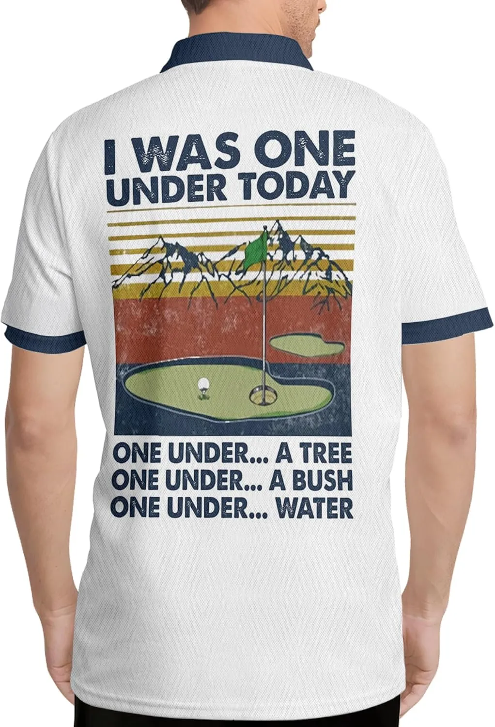 Golf Shirts for Men Funny Crazy Golf Polo Shirt for Men 5