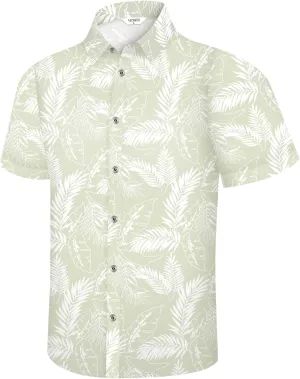 Hawaiian Shirt for Men Beach Shirts Summer Button Down Short Sleeve Tropical Tops Vacation Aloha Outfits Cruise Clothes