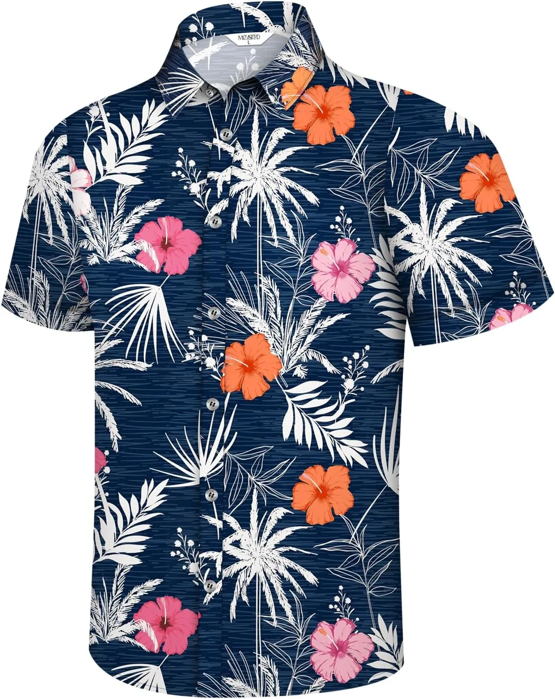 Hawaiian Shirt for Men Beach Shirts Summer Button Down Short Sleeve Tropical Tops Vacation Aloha Outfits Cruise Clothes