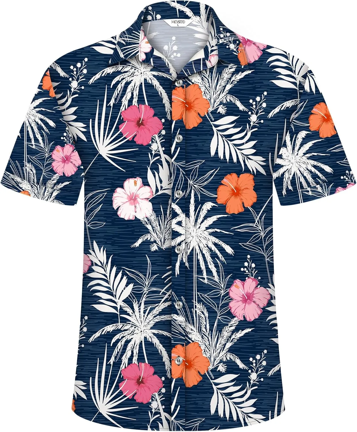 Hawaiian Shirt for Men Beach Shirts Summer Button Down Short Sleeve Tropical Tops Vacation Aloha Outfits Cruise Clothes