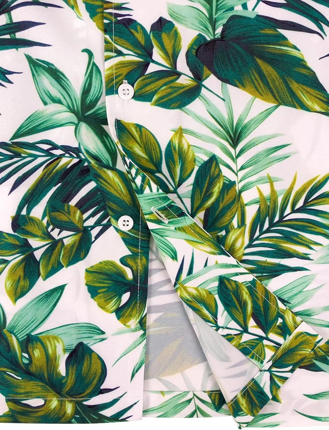 Hawaiian Shirt for Men Summer Beach Casual Short Sleeve Button Down Shirts Printed Palmshadow Clothing