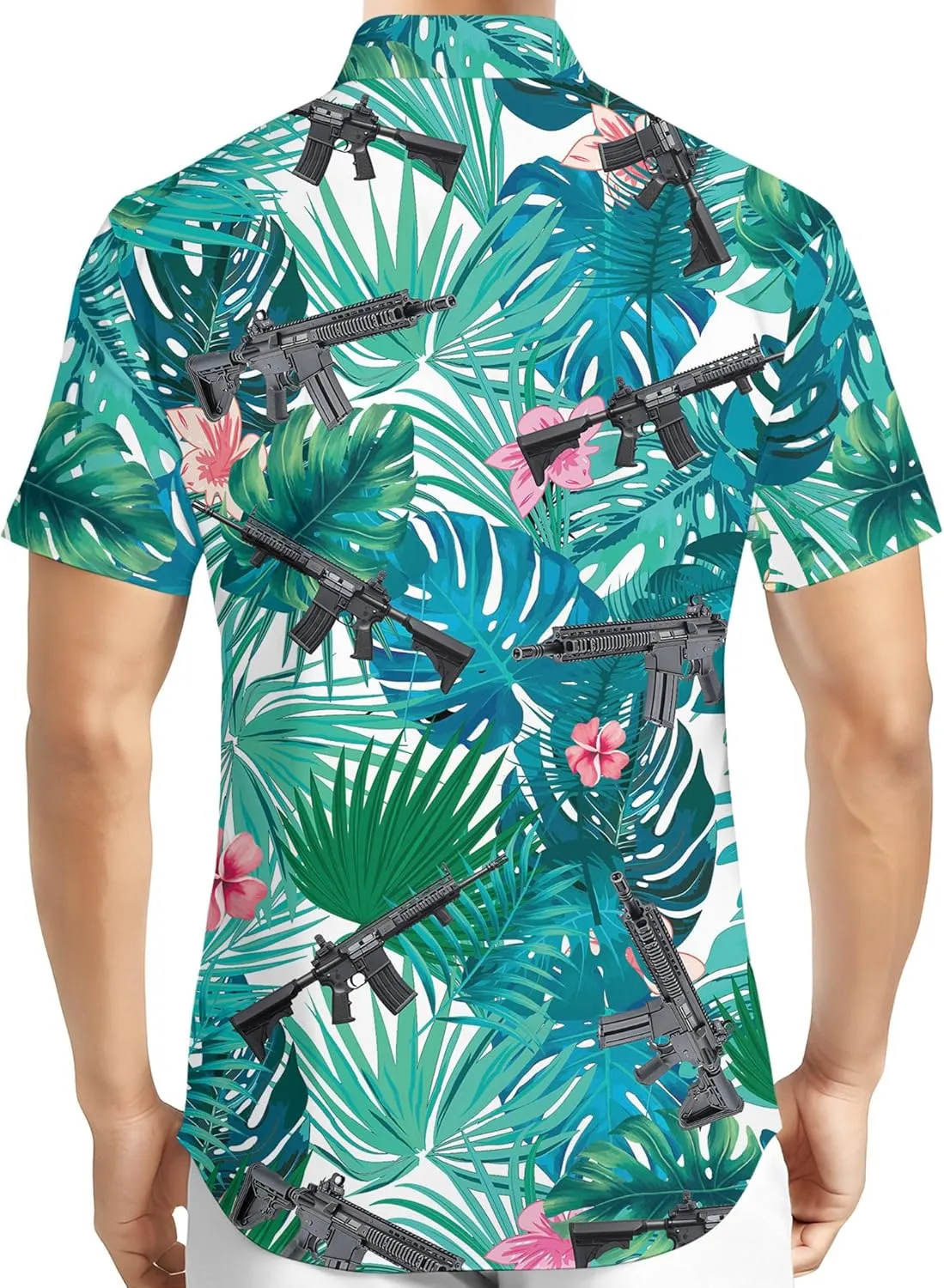 HIVICHI Hawaiian Shirt for Men Funny Summer Beach Aloha Shirts