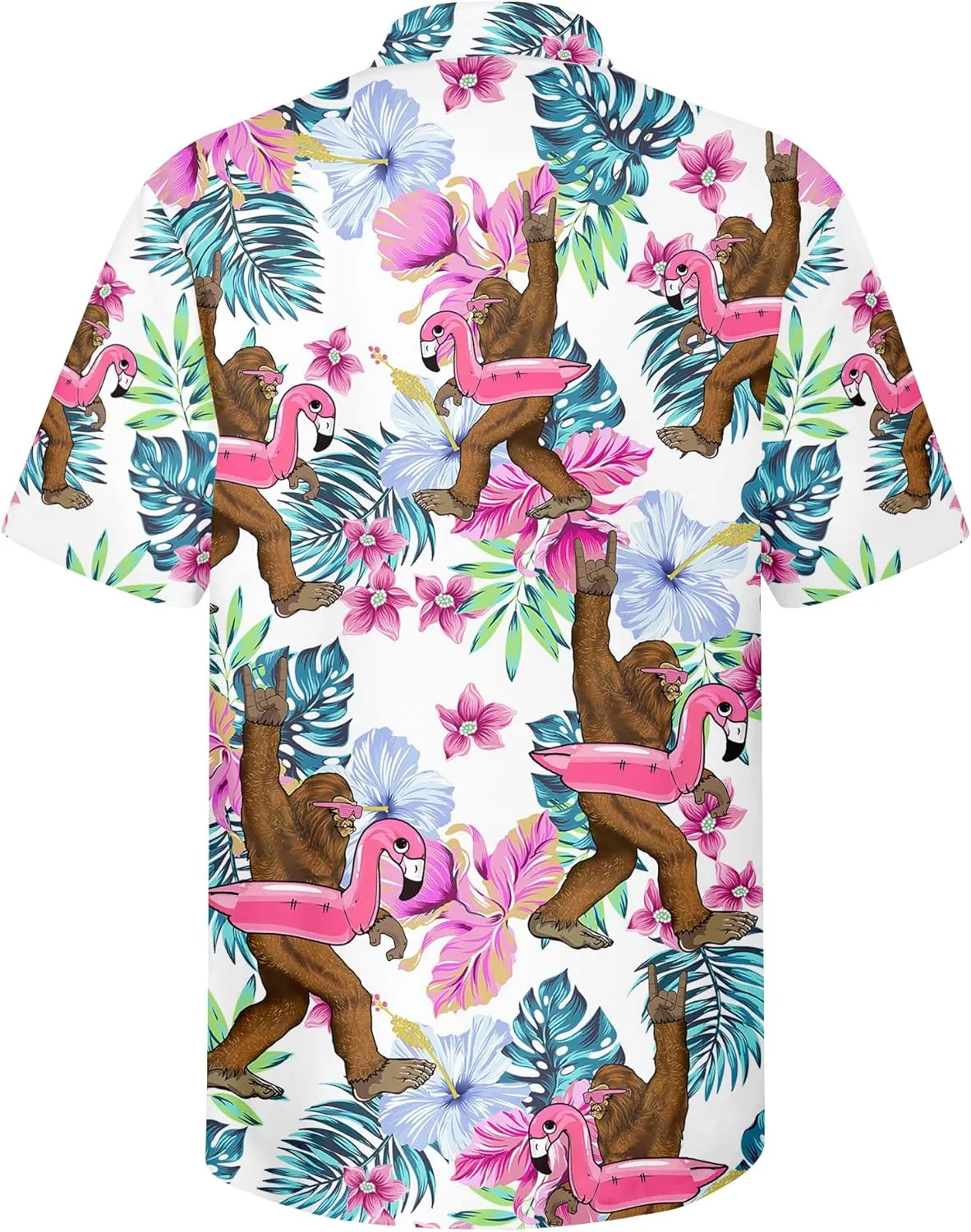 HIVICHI Hawaiian Shirt for Men Funny Summer Beach Aloha Shirts