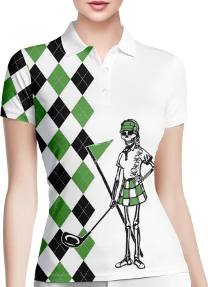 HIVICHI Womens Golf Shirt Hawaiian Funny Crazy Polo Shirts for Women